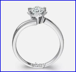 1ct AAA+ Cubic Zirconium 925 Sterling Silver Solitaire Engagement Ring? STOCK