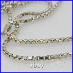 30 Sterling Silver Cubic Zirconia Bright Cut Filigree Cross Necklace