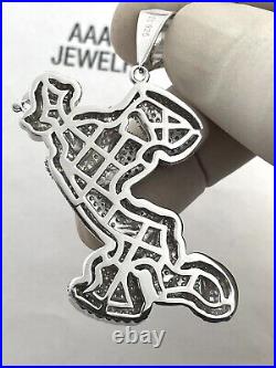 925 Solid Sterling Silver Cubic Zirconia Popeye The Sailor Pendant