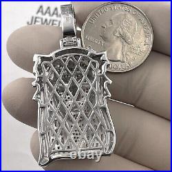 925 Solid Sterling silver Cubic Zirconia Jesus Pendant