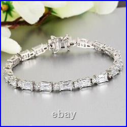 925 Sterling Silver Bracelet Jewelry Made with Finest Cubic Zirconia Ct 24.4