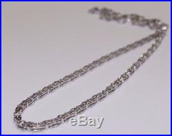 925 Sterling Silver CAGE Chain Gents FULL Cubic Zirconia Stones