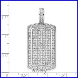 925 Sterling Silver Cubic Zirconia CZ Necklace Charm Pendant