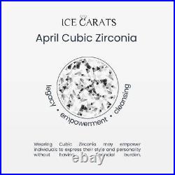 925 Sterling Silver Cubic Zirconia CZ Oval Link Chain Bracelet