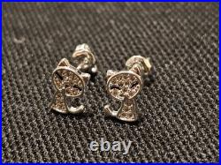 925 Sterling Silver Cubic Zirconia Earrings (8 Different Peices) 8 Peice Set