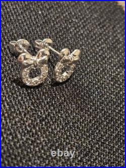 925 Sterling Silver Cubic Zirconia Earrings (8 Different Peices) 8 Peice Set