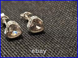 925 Sterling Silver Cubic Zirconia Earrings (8 Different Peices) 8 Peice Set