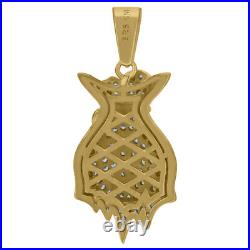 925 Sterling Silver Cubic Zirconia Gambling Money Bag Dripping Charm Pendant