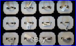 925 Sterling Silver Cubic Zirconia Rings (Job Lot)