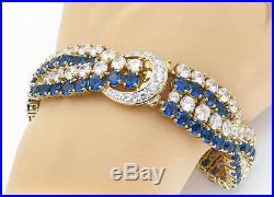 925 Sterling Silver Cubic Zirconia & Topaz Gold Plated Chain Bracelet B5851