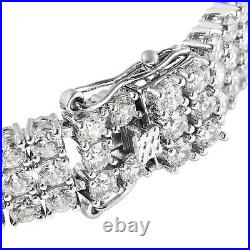 925 Sterling Silver Made with Finest Cubic Zirconia Bracelet Size 8 Ct 34.7