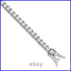 925 Sterling Silver Tennis Bracelet for Womens L-7'' W-3.3mm 7.51g