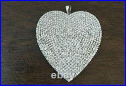 AAAA Cubic zirconia Heart Pendant in 925 Sterling Silver Valentine's Day Gift
