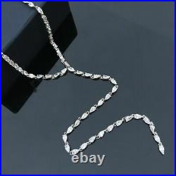 APM MONACO 925 Sterling, AAA Cubic Zirconia LONG SNAKE Adjustable Necklace