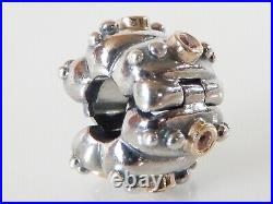Authentic Pandora Abstract Fusion Clip Silver & Gold 790853CZS Brand Newretired