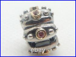 Authentic Pandora Abstract Fusion Clip Silver & Gold 790853CZS Brand Newretired