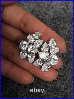 Beautiful CWE Charles Winston sterling Silver 925 cubic zirconia earrings