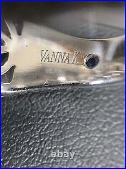 Beautiful Sterling Silver Cubic Zirconia Band Ring Size 6 By Vannak