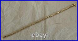 Beautiful Tennis Necklace Gold Wash Over 925 Sterling Silver With Cubic Zirconia