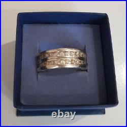 Beautiful Vintage Bvlgari Sterling Silver cubic zirconia Ring