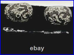 Belle Etoile 925 Fleur de Lace white black cubic enamel omega back earrings NEW