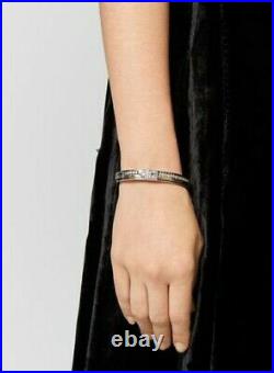 Bottega Veneta CUBIC ZIRCONIA/SILVER BRACELET, new in box