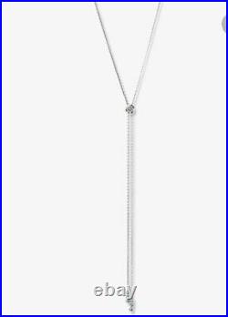 Carat London Tulisa Marquise Cut Cubic Zirconia Necklace, Silver Rrp £140