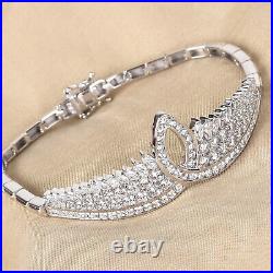 Ct 10.3 925 Silver Bracelet for Women Cubic Zirconia Size 7.25