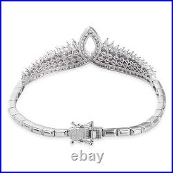 Ct 10.3 925 Silver Bracelet for Women Cubic Zirconia Size 7.25