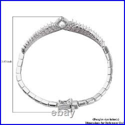 Ct 10.3 925 Silver Bracelet for Women Cubic Zirconia Size 7.25