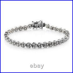 Ct 11.8 925 Silver Cubic Zirconia Bracelet for Women Size 7.25