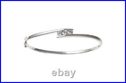 Cubic Zirconia Bangle Sterling Silver