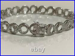 Cubic Zirconia Bracelet Gerogini Sterling Silver rrp £225