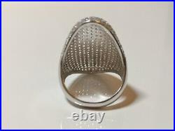 Cubic Zirconia Cocktail Ring J JAZ Sterling Silver rrp £159