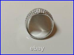 Cubic Zirconia Cocktail Ring J JAZ Sterling Silver rrp £159