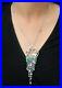 Cubic Zirconia Necklace 925 Sterling silver Multi Color Landscape Women Jewelry