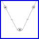 Cubic Zirconia Necklace Sterling Silver
