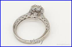 Cubic Zirconia Sterling Silver Ring Size 6.5