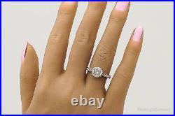Cubic Zirconia Sterling Silver Ring Size 6.5