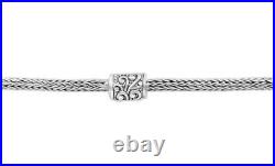 DEVATA Bali Sterling Silver 18K Gold Necklace Purple Cubic Zirconia DVT9553AM
