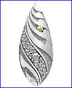 DEVATA Bali Sterling Silver 925 18K Gold Necklace Cubic Zirconia DVR9559CZ