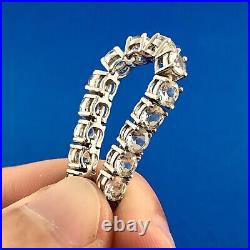 Designer 925 Sterling Silver Cubic Zirconia Adjustable Lariat Tennis Bracelet