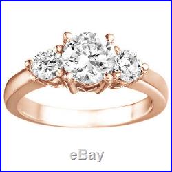 Diamond Engagement Ring in Silver or Gold Sizes 3 to 15 in 1/4 Size Intervals