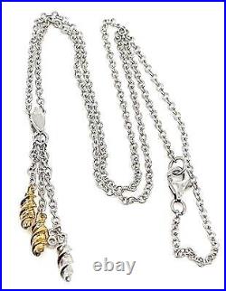 Elegant Necklace 925 Sterling Silver With Gold Plating And Cubic Zirconia