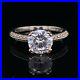 Estate Sterling Silver & Cubic Zirconia Engagement Style Size 8 Ring! 29