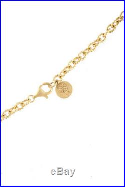 Frieda Rothman Gold Plated Sterling Silver Cubic Zirconia Pendant Necklace