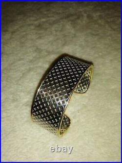 Genuine Ti Sento Sterling Silver Cubic Zirconia Bangle Gold plated
