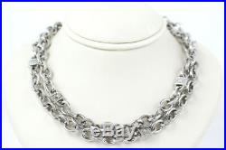 Gripping Judith Ripka Sterling Silver & Cubic Zirconia Necklace