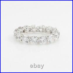 HSN Daniel K Sterling Silver Round Cut Cubic Zirconia Band Ring Size 6 $239