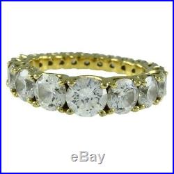 HSN Victoria Wieck Absolute Round Cubic Zirconia Eternity Band Ring Size 8 $399